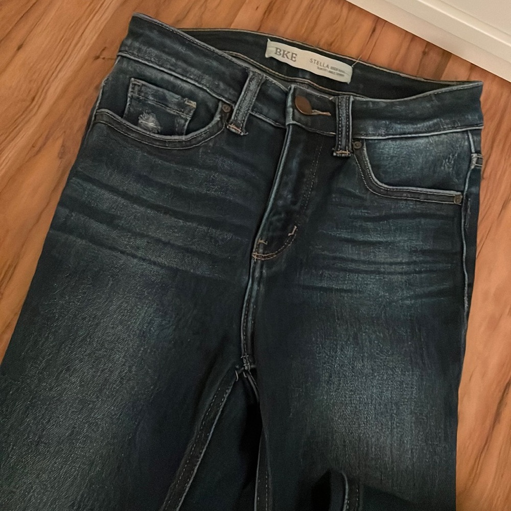BKE Stella high rise slim fit ankle skinny jeans size: 23